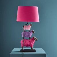 Lampe Moutons coloré