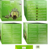 Coffret thé en fleur: Thé vert