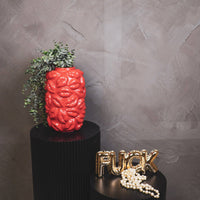 Vase - Bisous - Céramique - Rouge