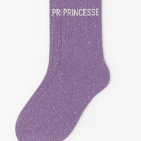 Chaussettes à Paillettes "Princesse" Mauve