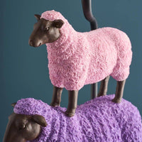 Lampe Moutons coloré