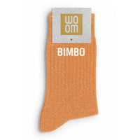 Chaussettes à Paillettes "Bimbo" - Orange