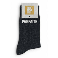 Chaussettes à Paillettes "Parfaite" Noir