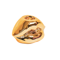 Bougeoir bouche dorée