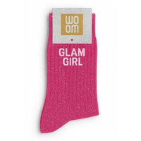 Chaussettes à Paillettes "Glam Girl" - Fuchsia