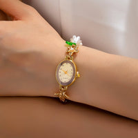 Montre bracelet floral