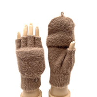 Mitaines moufles duveteuses – 2 en 1