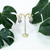 Boucles d'oreilles triple argent
