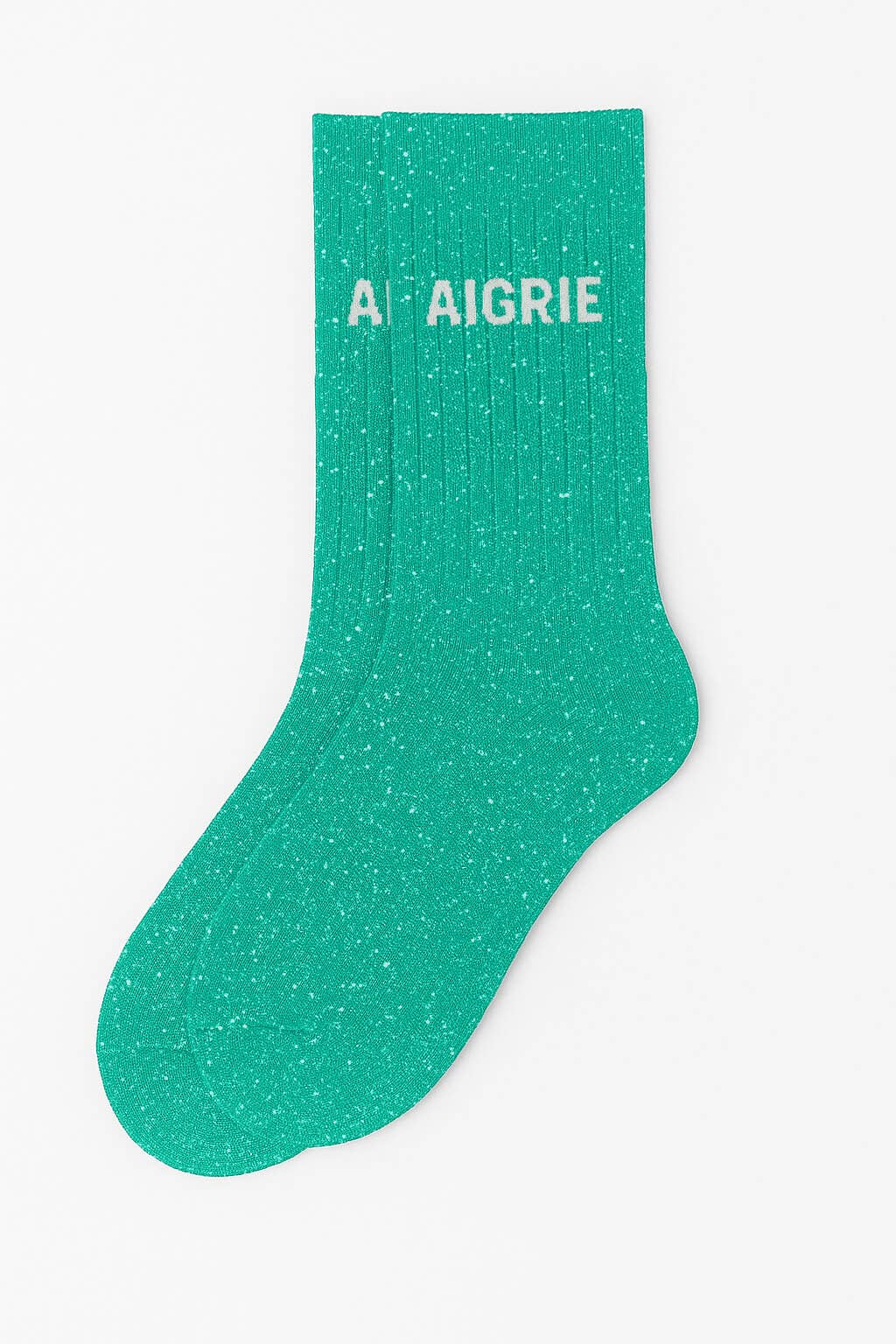 Chaussettes à Paillettes "Aigrie" Menthe