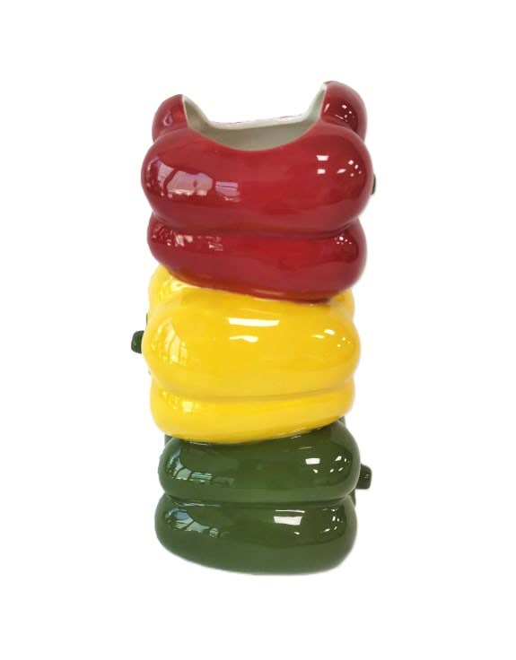 Vase en céramique 3 poivrons