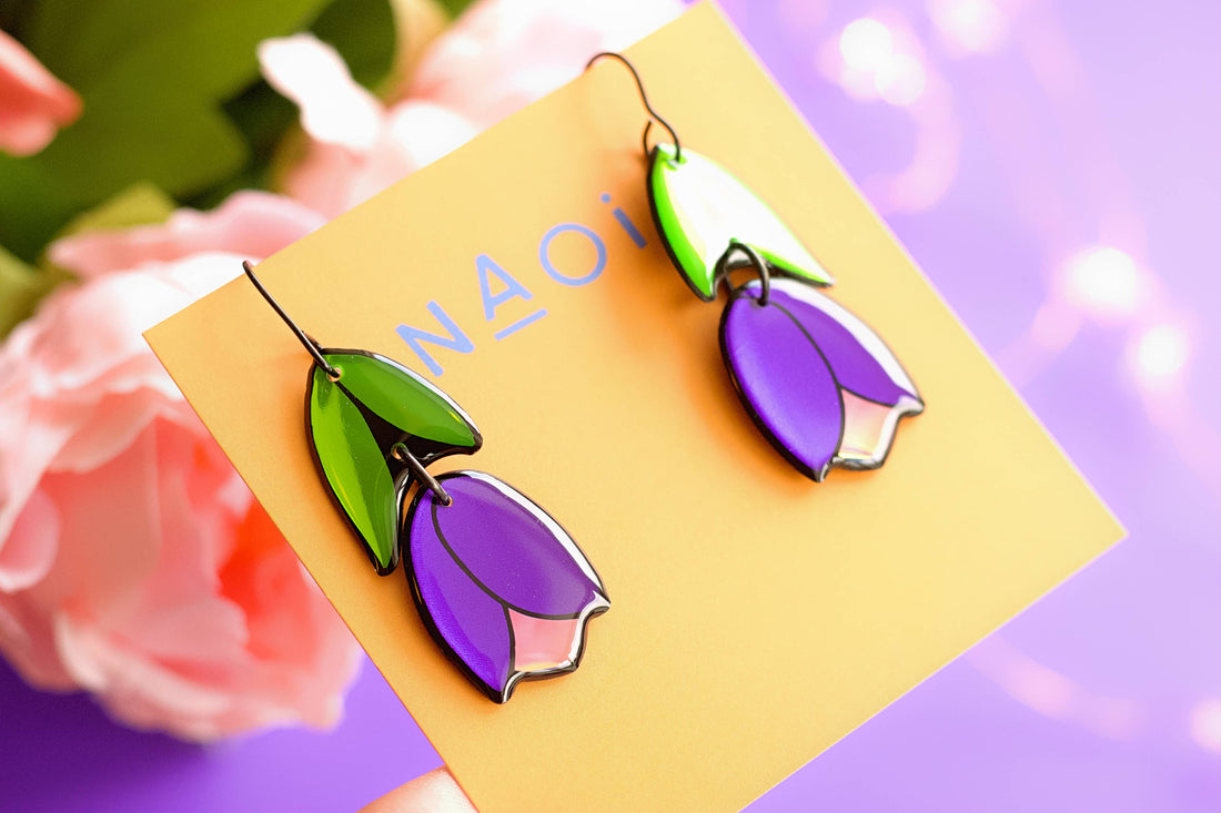 Boucles d’oreilles Tulipe