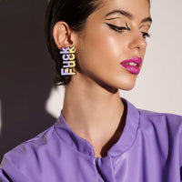 Fu*k Off | Boucles d'oreilles
