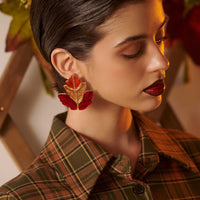 Boucles d'oreilles | Feuilles d'automne