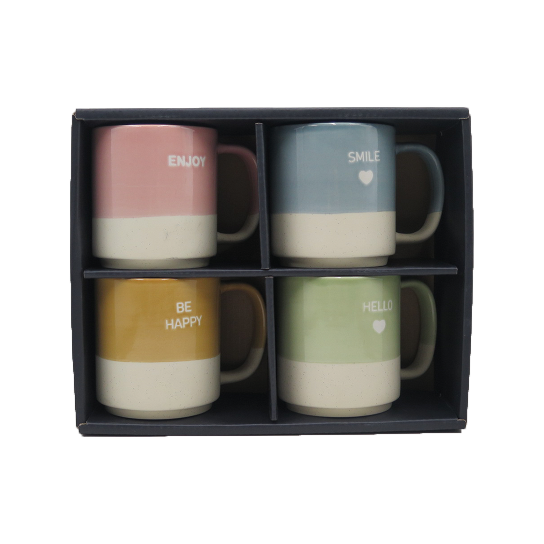 Set de 4 mugs