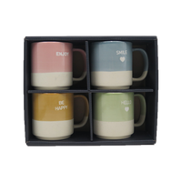 Set de 4 mugs