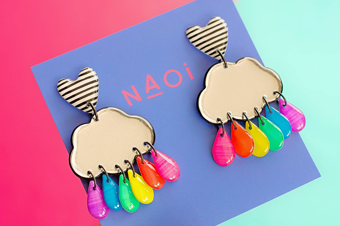 Boucles d’oreilles Nuage Magique