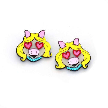 Miss Piggy | Boucles d'oreilles