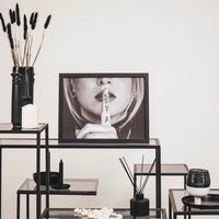 Affiche - Papier - Tais-toi - Blanc