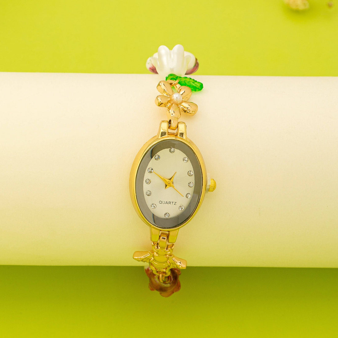 Montre bracelet floral