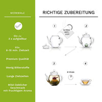 Coffret thé en fleur: Thé vert