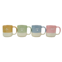 Set de 4 mugs