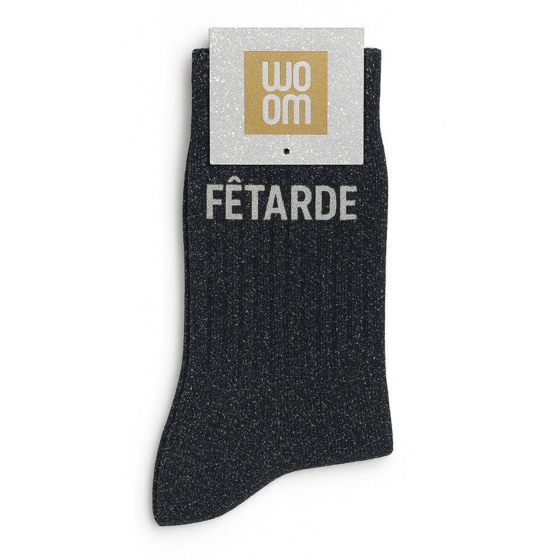 Chaussettes à Paillettes "Fêtarde" Noir