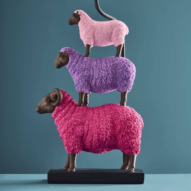 Lampe Moutons coloré