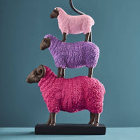 Lampe Moutons coloré