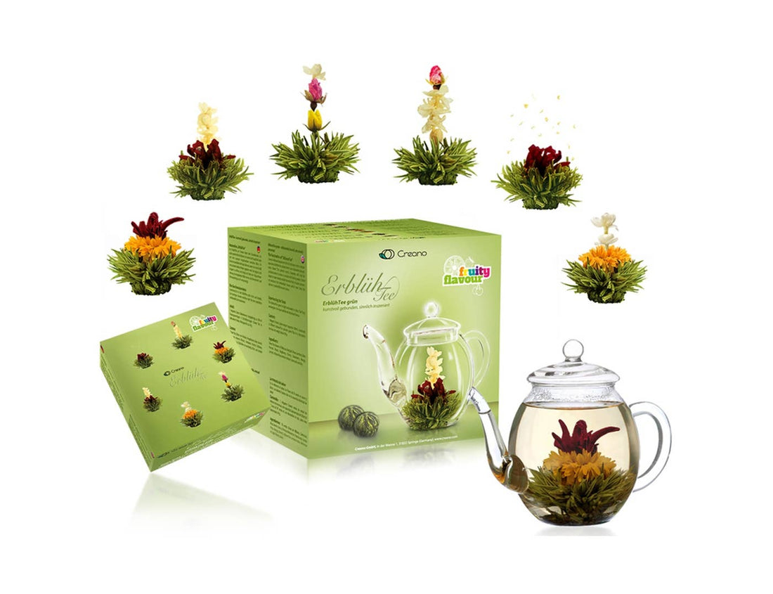 Coffret thé en fleur: Thé vert