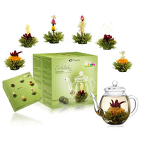 Coffret thé en fleur: Thé vert