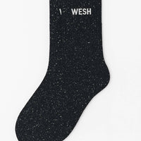Chaussettes à Paillettes "Wesh" Noir