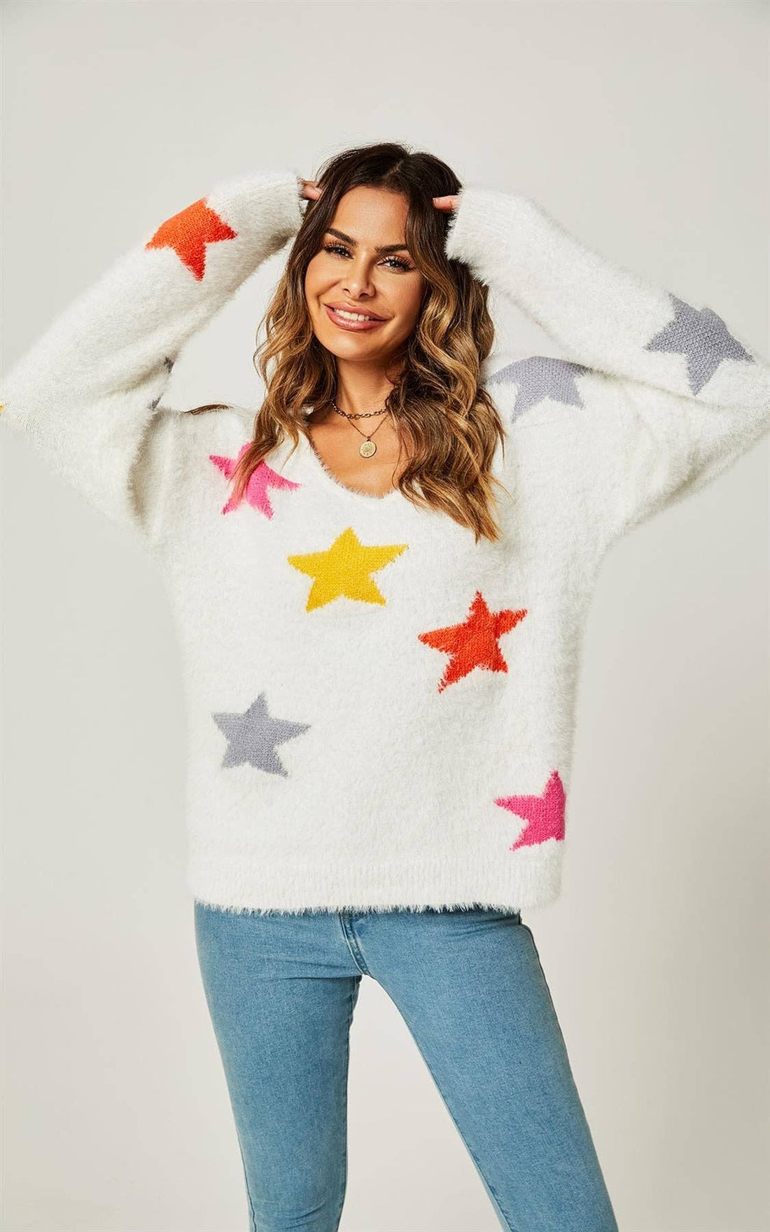 Pullover étoiles