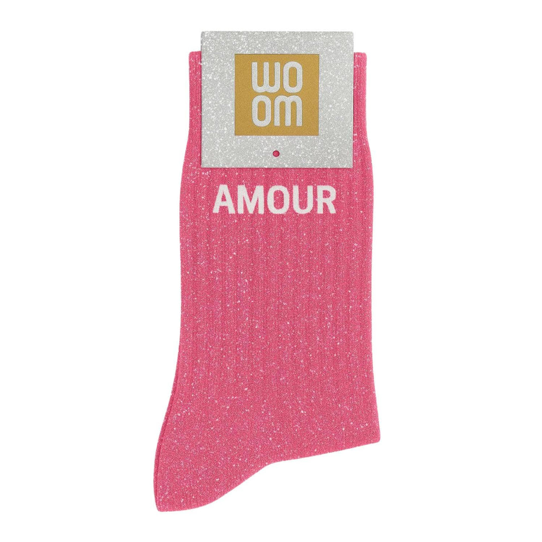 Chaussettes à Paillettes "Amour" Rose Bubble