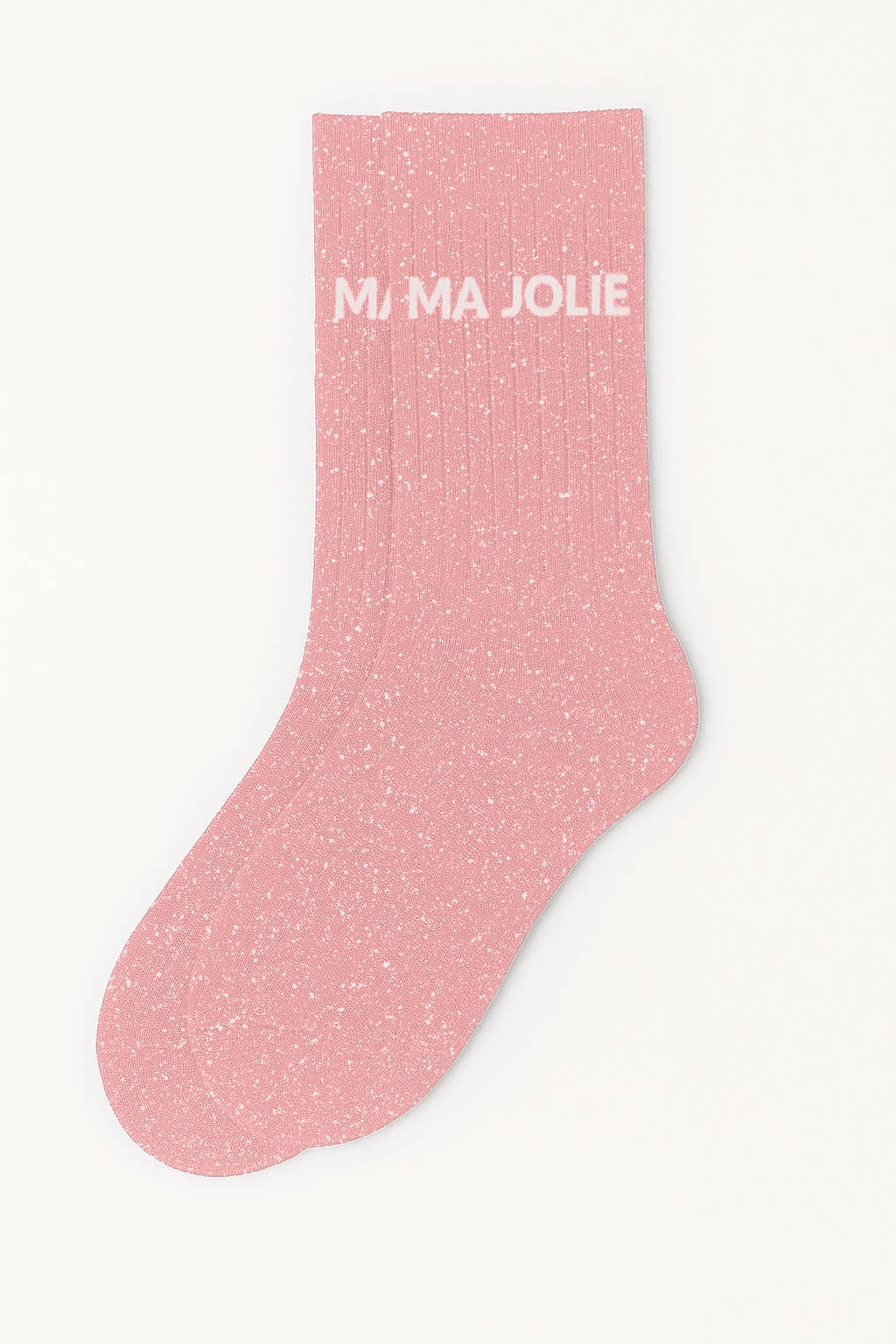 Chaussettes à Paillettes "Ma Jolie" Rose