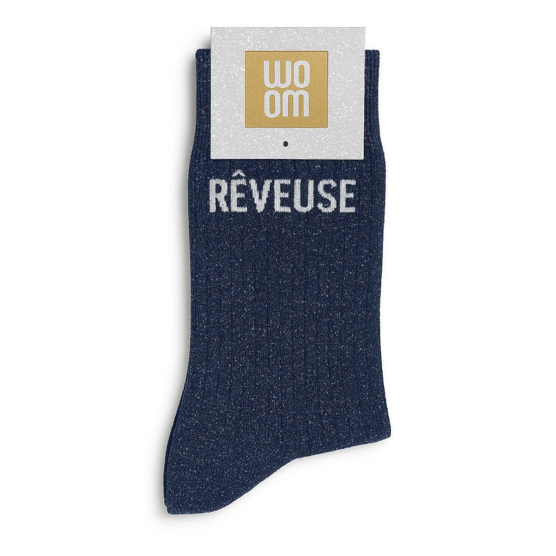 Chaussettes à Paillettes "Rêveuse" Marine