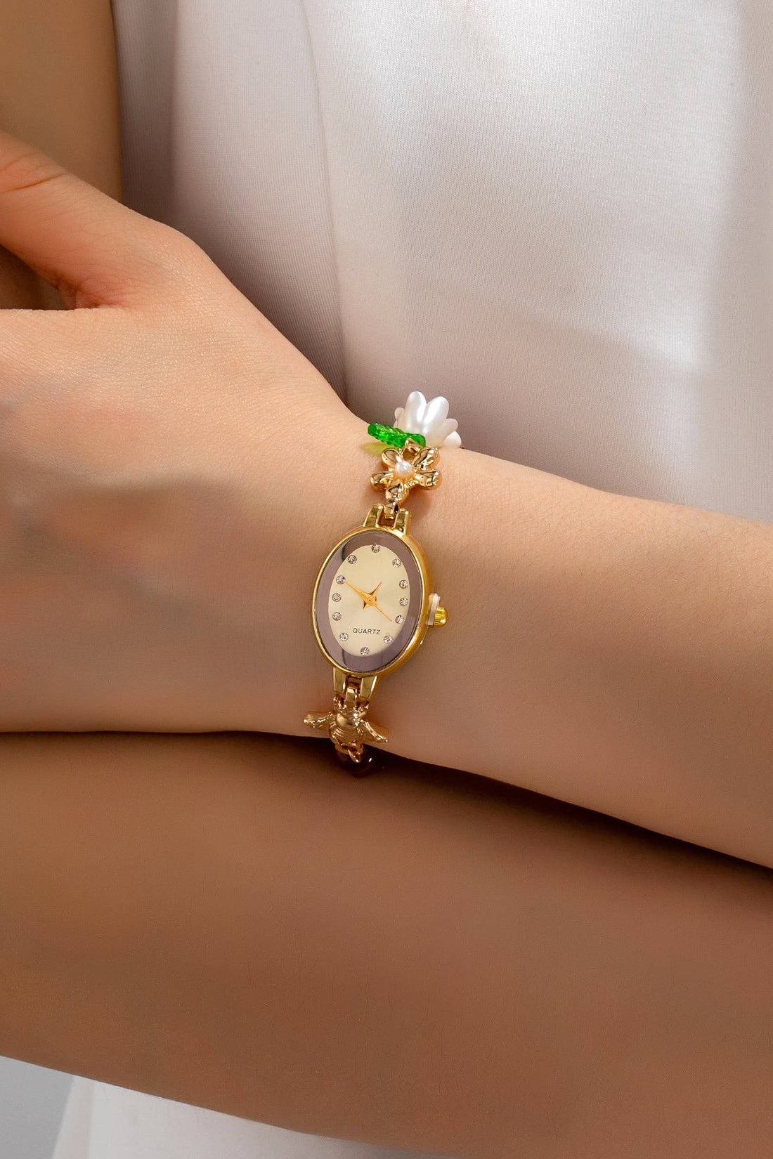 Montre bracelet floral
