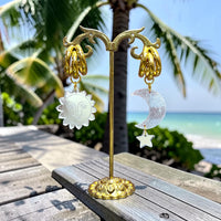 Boucles d'oreilles Astral Doré - Argent