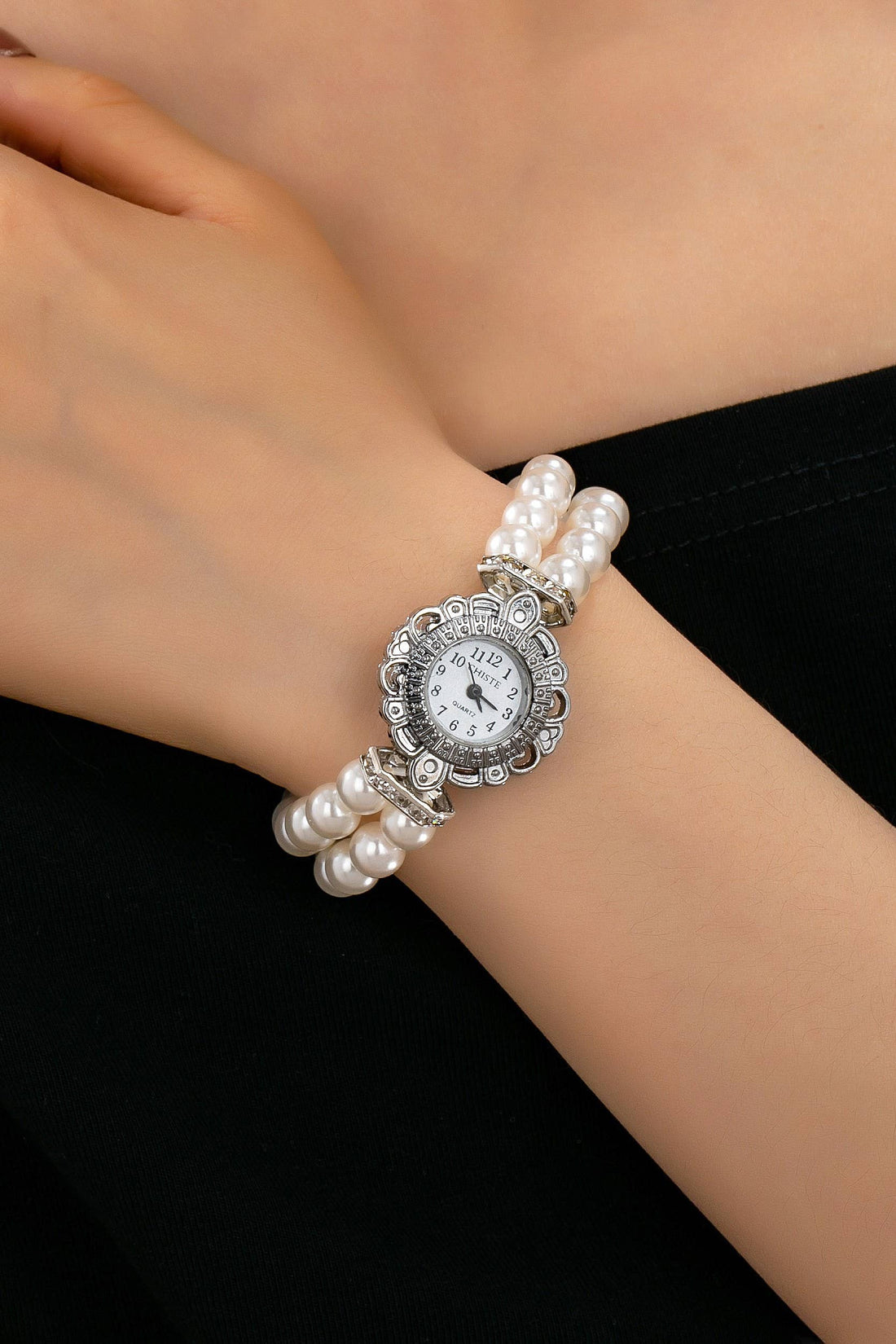 Montre bracelet multi-perles