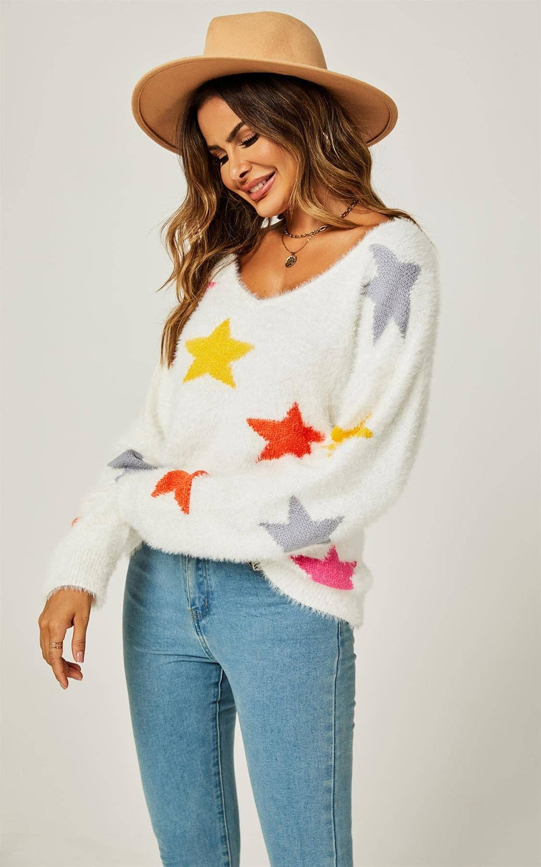 Pullover étoiles