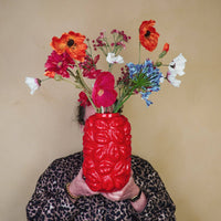 Vase - Bisous - Céramique - Rouge