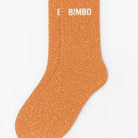 Chaussettes à Paillettes "Bimbo" - Orange