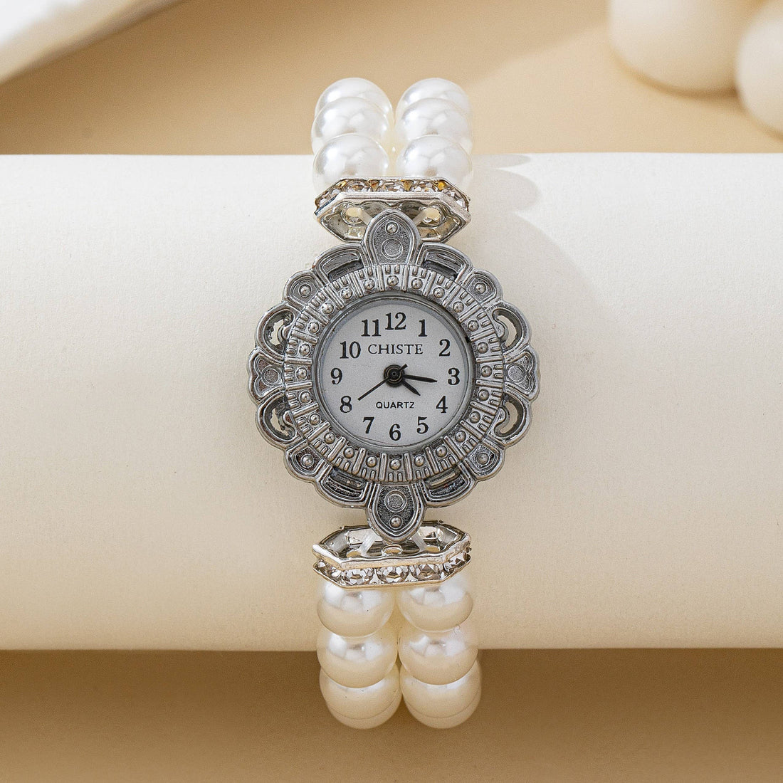 Montre bracelet multi-perles