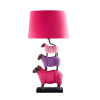 Lampe Moutons coloré
