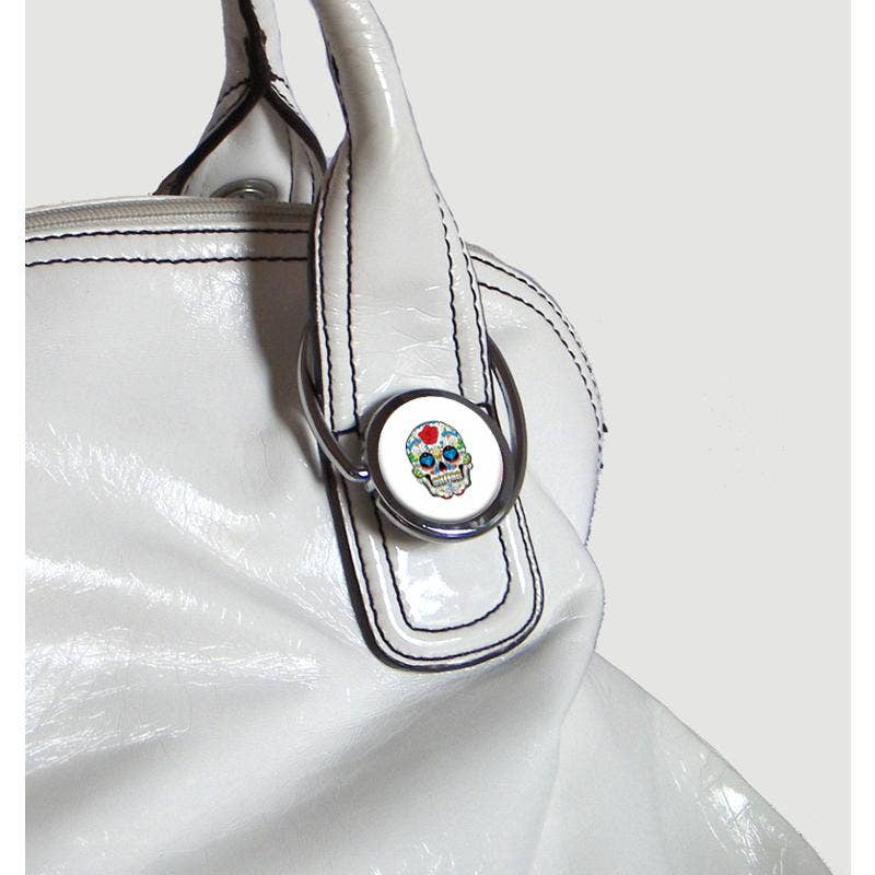 Accroche Sac Pliable Tête De Mort Mexicaine