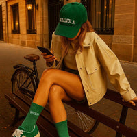 Chaussettes à Paillettes "Wesh" Vert