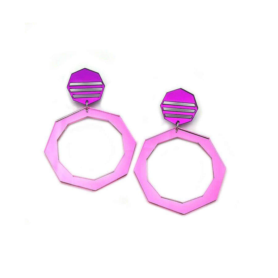 Stripped Hoops | Boucles d'oreilles