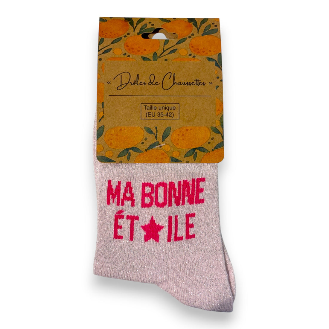 Chaussettes à Paillettes "MA BONNE ETOILE"