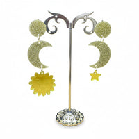 Boucles d'oreilles Céleste - Jaune